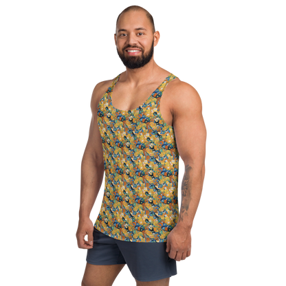 Men's Tank Top - Whimsical Feline Dance