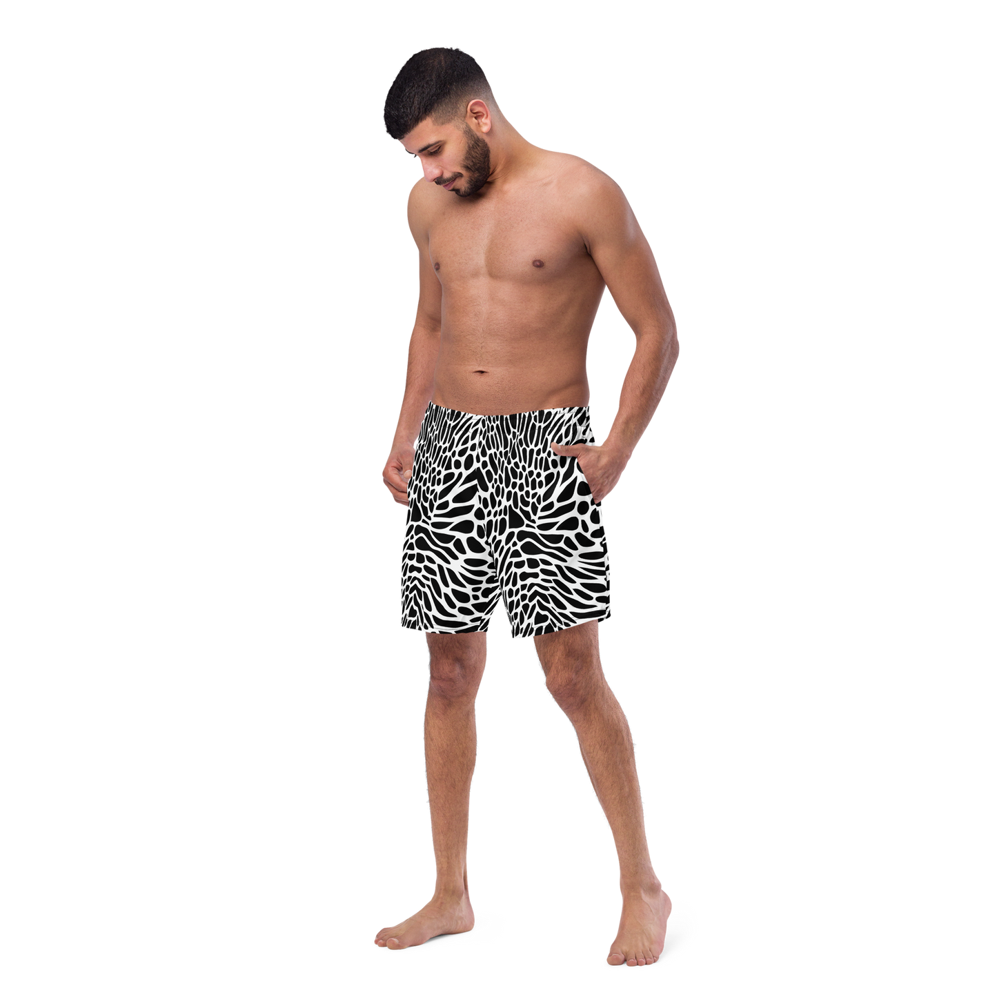 Swim Trunks - Monochrome Mystique