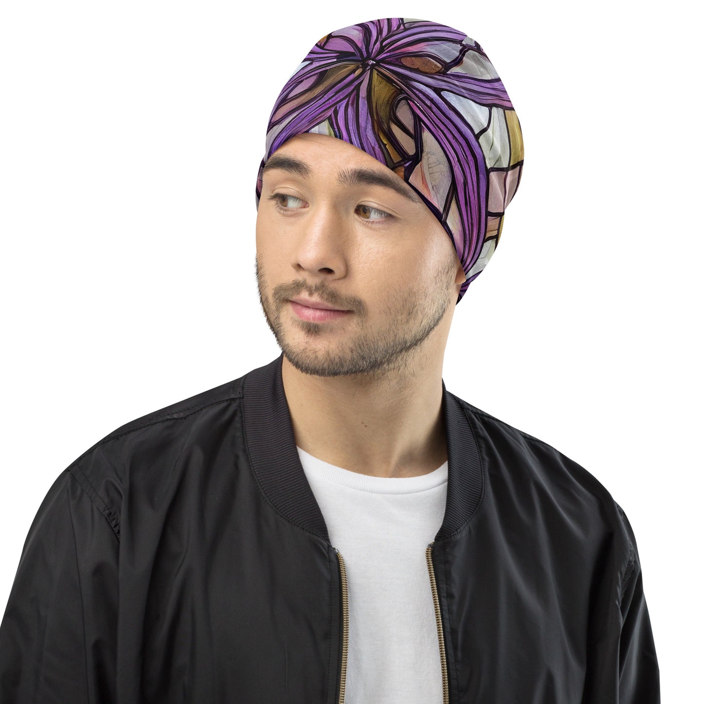 Beanie - Stained Glass Whirl