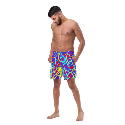 Swim Trunks - Neo-Grid Rhapsody