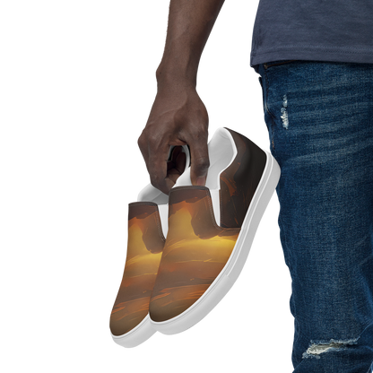 Men's Slip-On Canvas Shoes - Sunset Shores