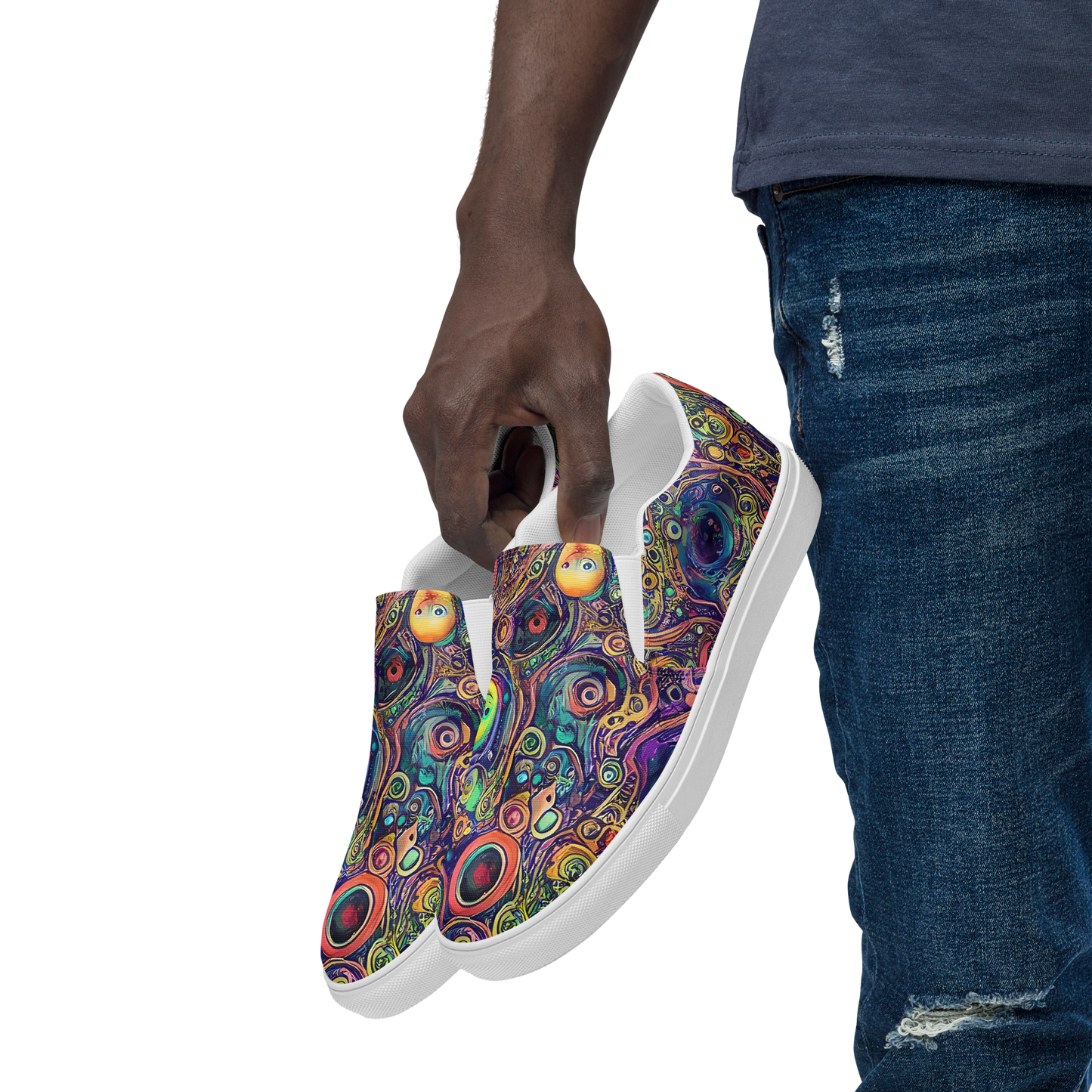 Men's Slip-On Canvas Shoes - Jansson's Nebula