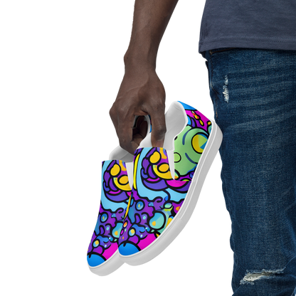 Men's Slip-On Canvas Shoes - Enchanted Orbs