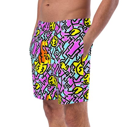 Swim Trunks - Punk Doodles