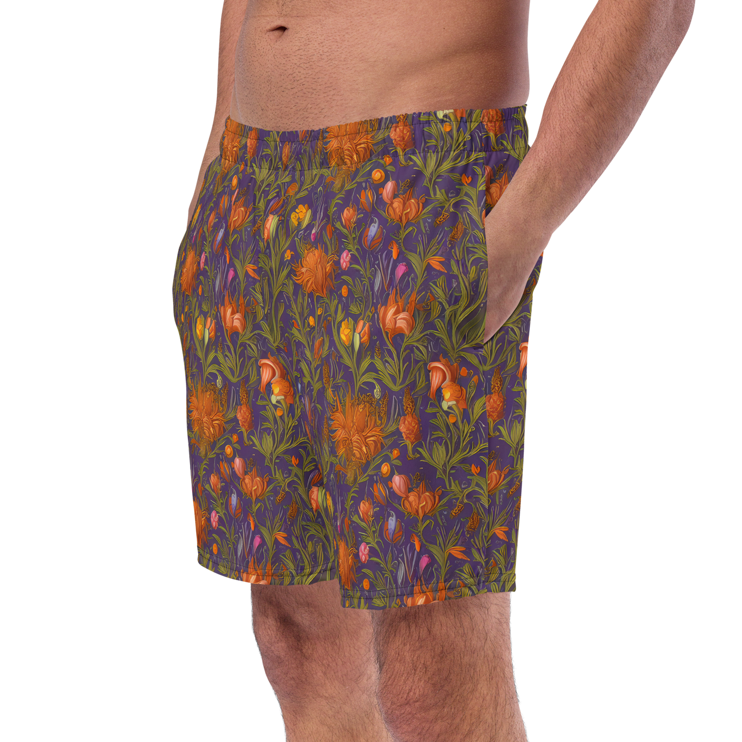 Swim Trunks - Botanical Nebula