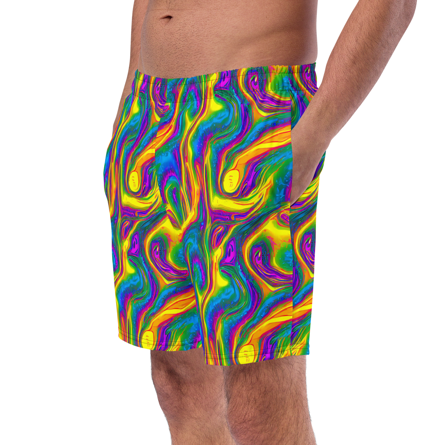 Swim Trunks - Electric Aurora