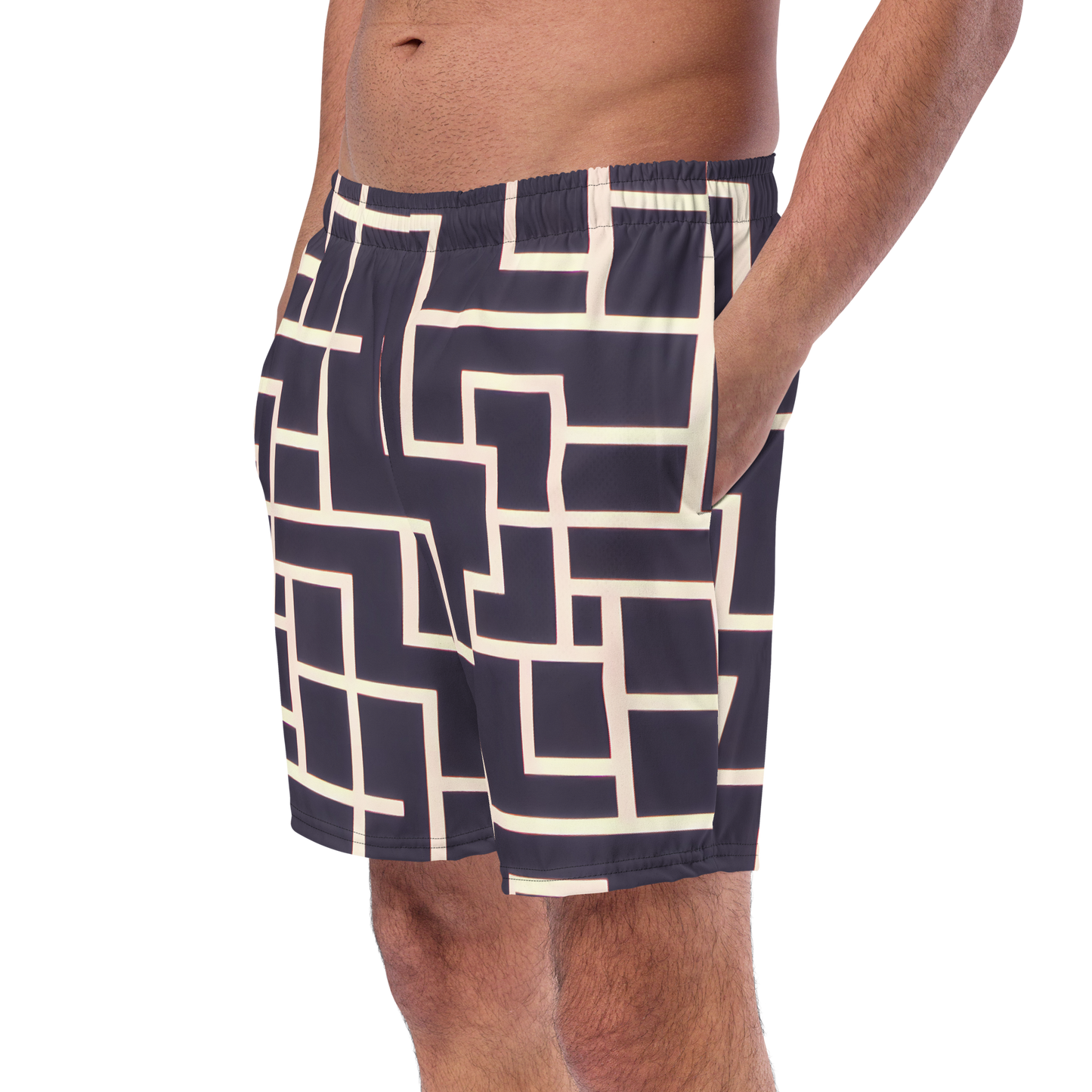 Swim Trunks - Gilded Gridlock