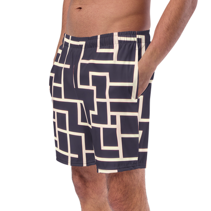 Swim Trunks - Gilded Gridlock