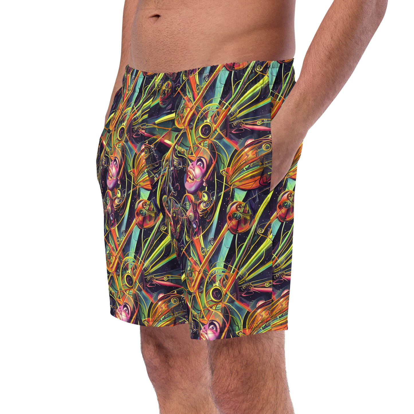 Swim Trunks - Psychedelic Deep Space