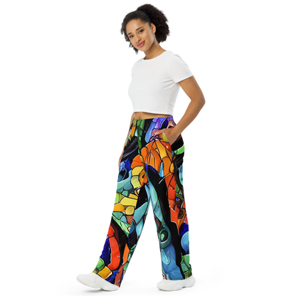 Wide-Leg Pants - Cascade Muralista