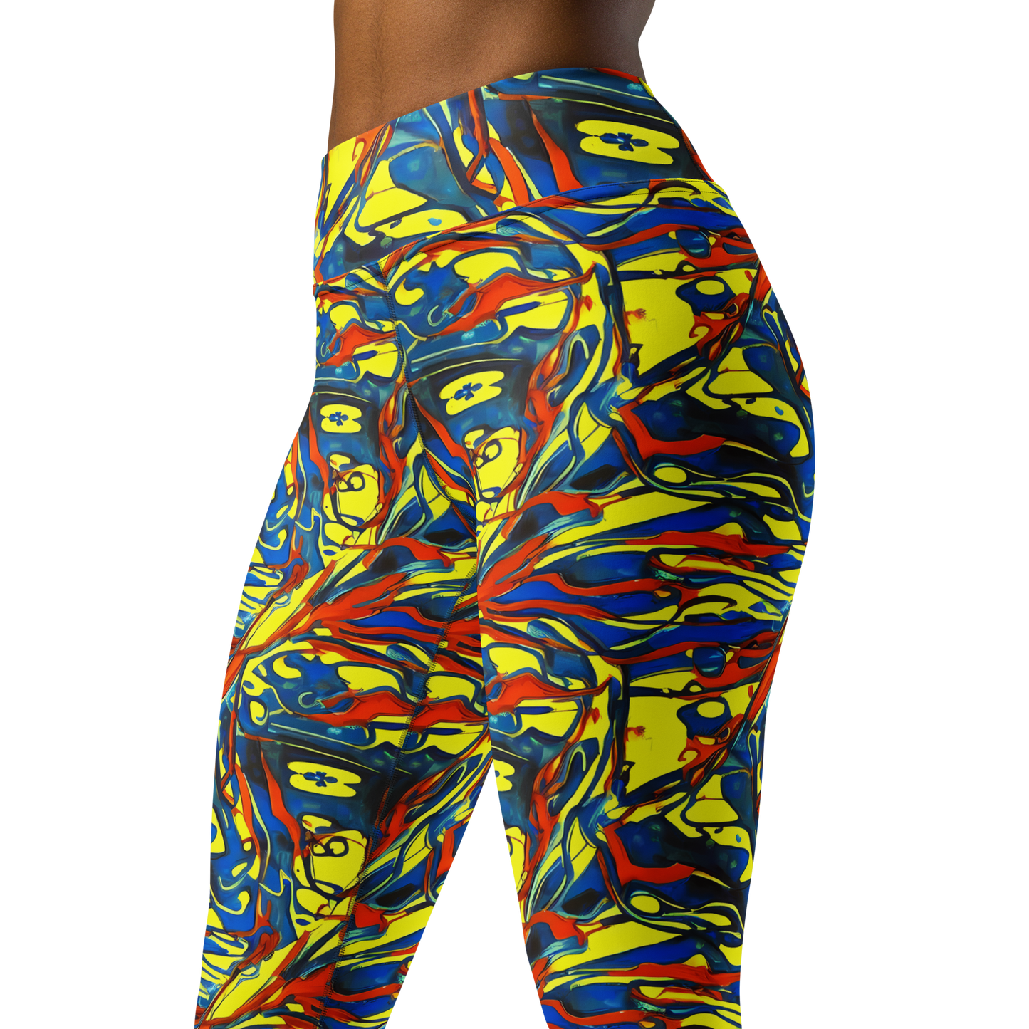 Yoga Leggings - Cyberflow Circuit