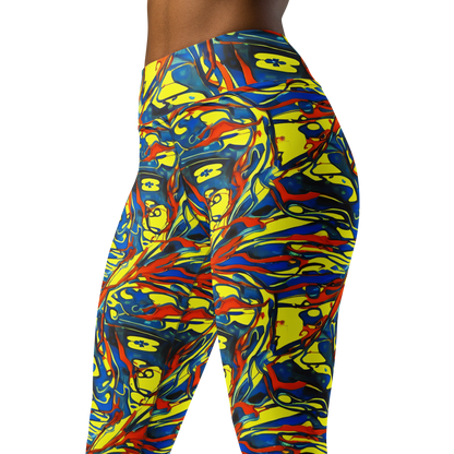 Yoga Leggings - Cyberflow Circuit