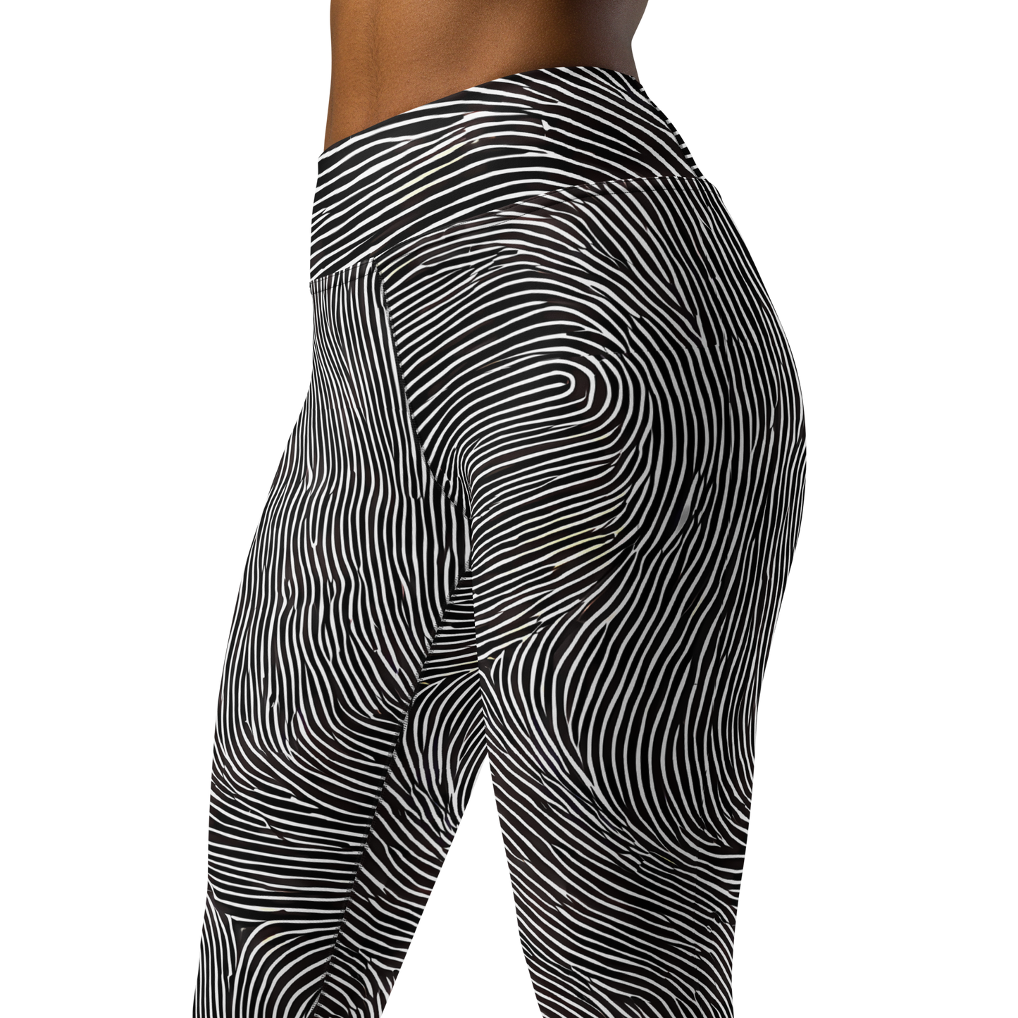 Yoga Leggings - Silent Currents