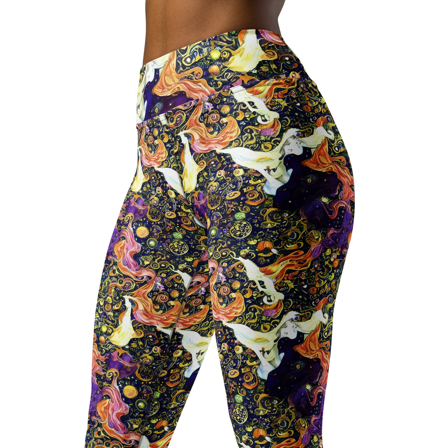 Yoga Leggings - Ethereal Waltz