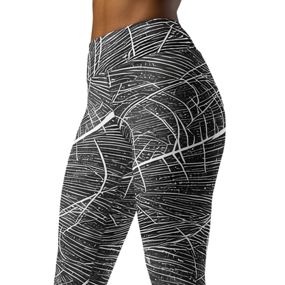 Yoga Leggings - Silver Echo