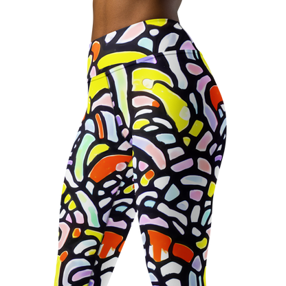 Yoga Leggings - Cubist Carousel