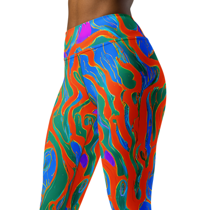 Yoga Leggings - Childish Strokes