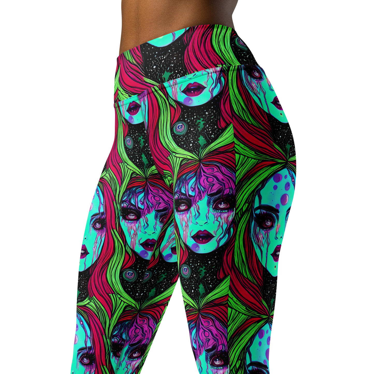 Yoga Leggings - Luminous Nightfall