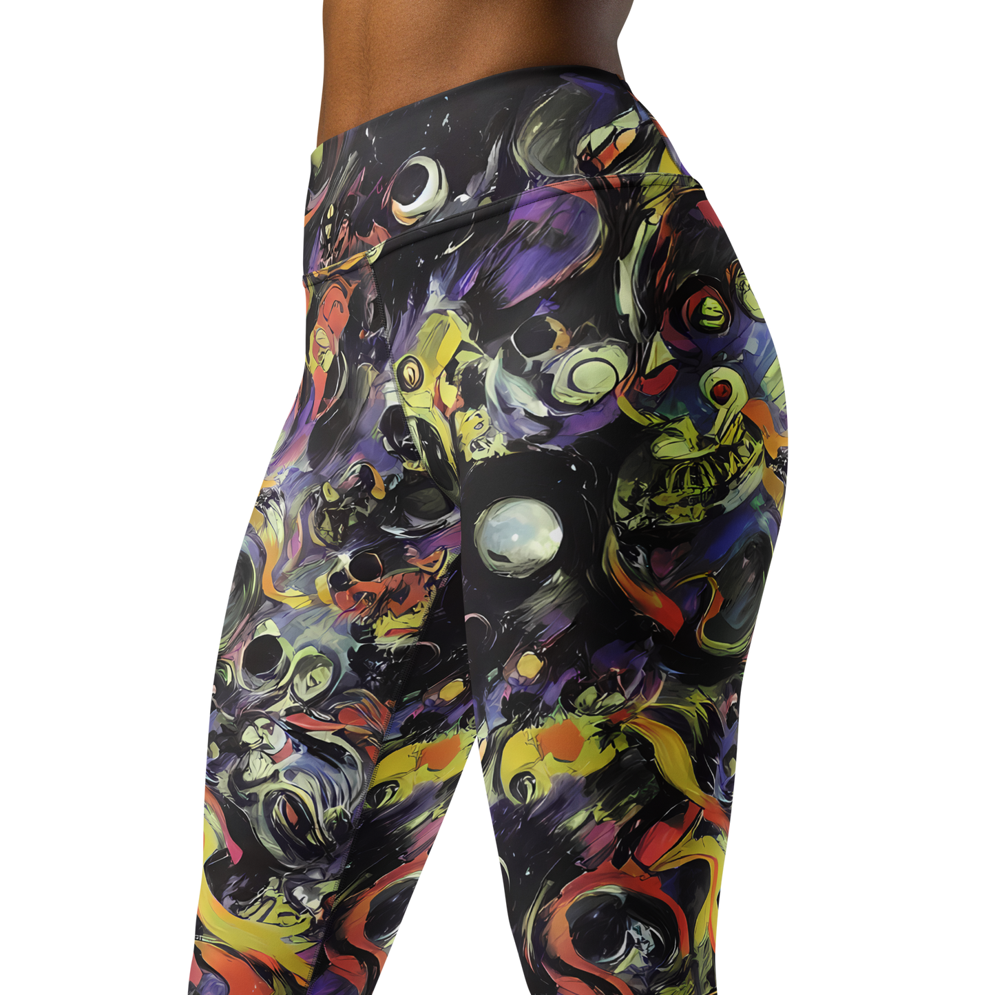 Yoga Leggings - Fires of the Void