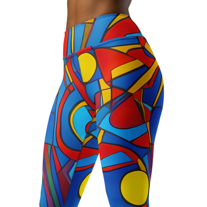 Yoga Leggings - Mondrian Maze