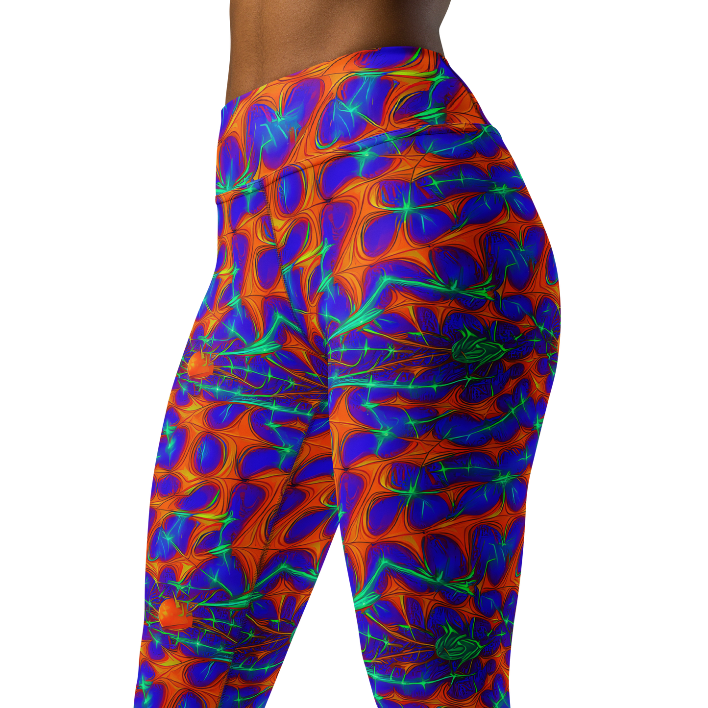 Yoga Leggings - Nebula Tides