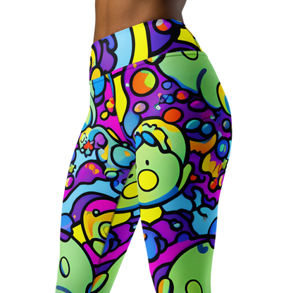Yoga Leggings - Radiant Lagoon