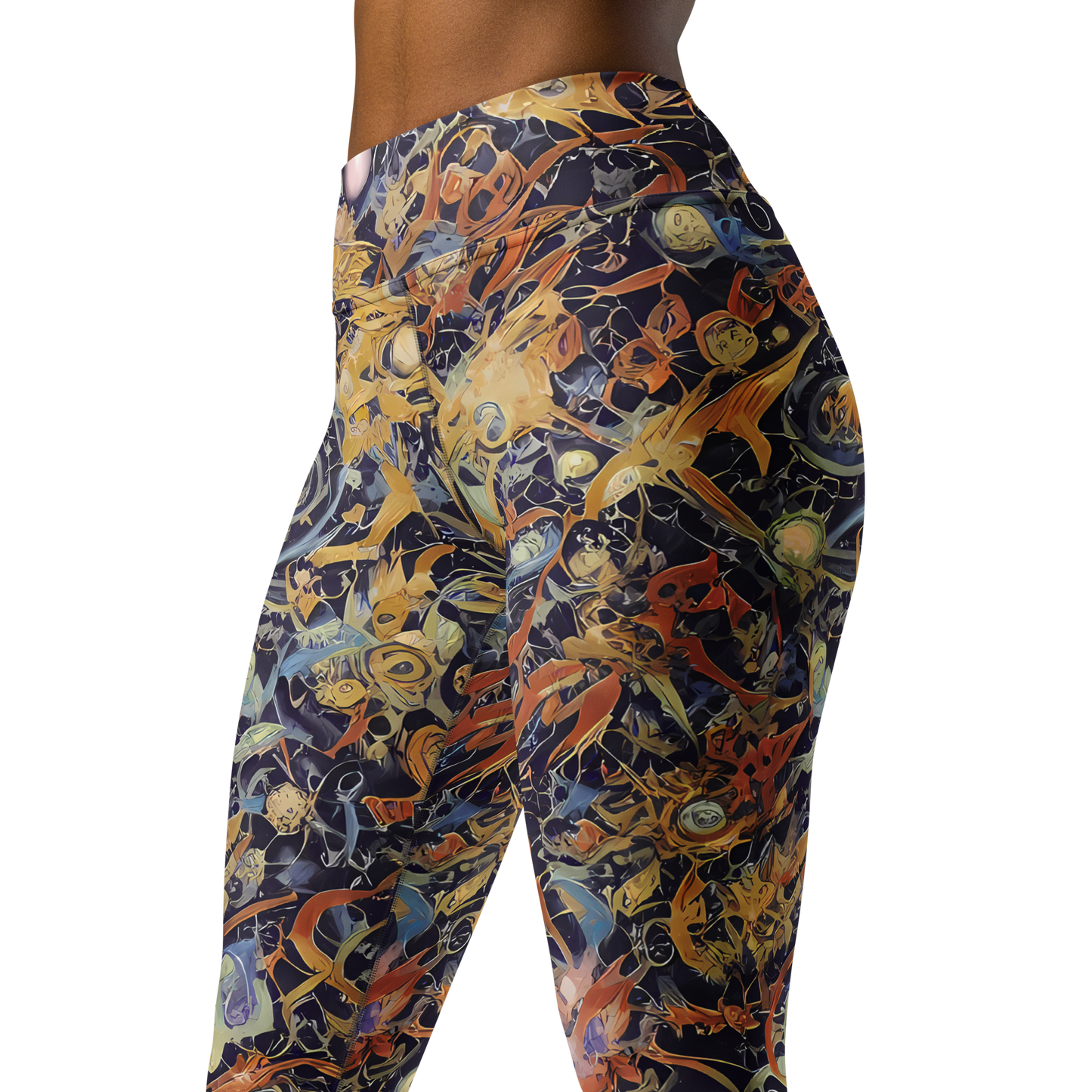 Yoga Leggings - Quantum Symmetry