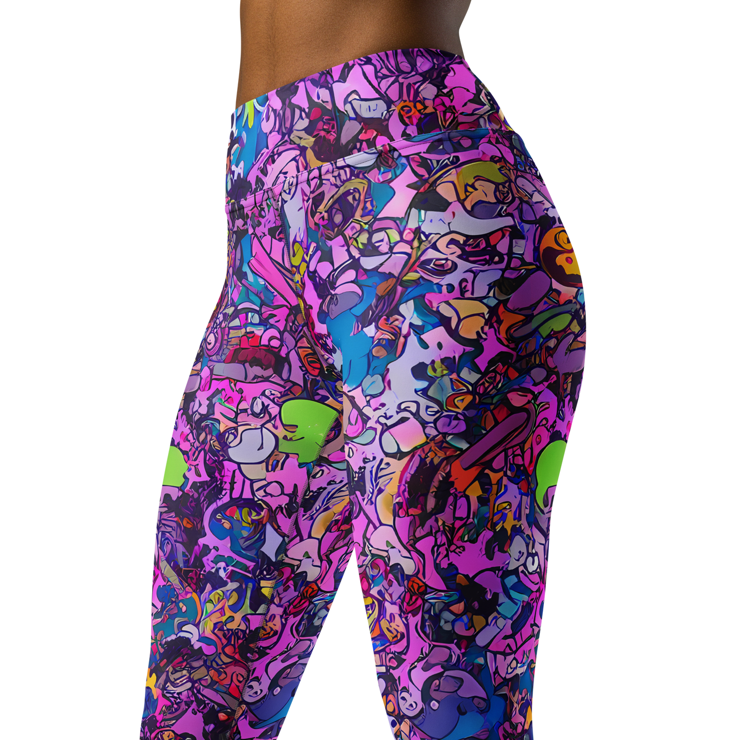 Yoga Leggings - Chromatic Frenzy