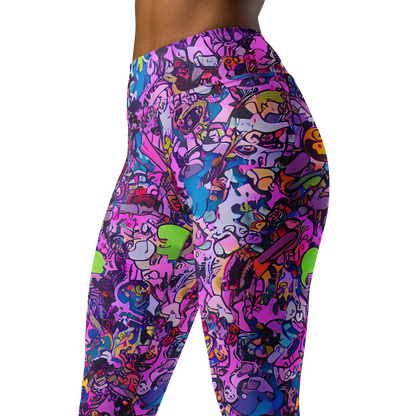 Yoga Leggings - Chromatic Frenzy