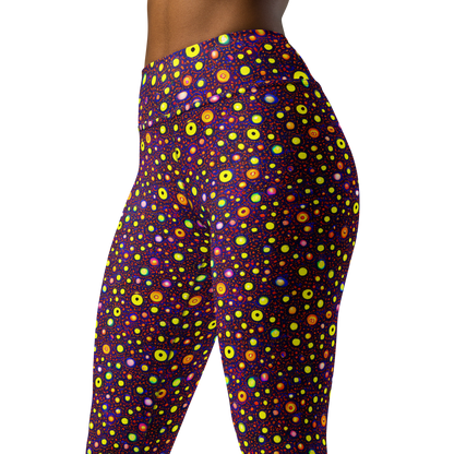 Yoga Leggings - Cosmic Dotscape