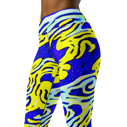 Yoga Leggings - Electric Horizon