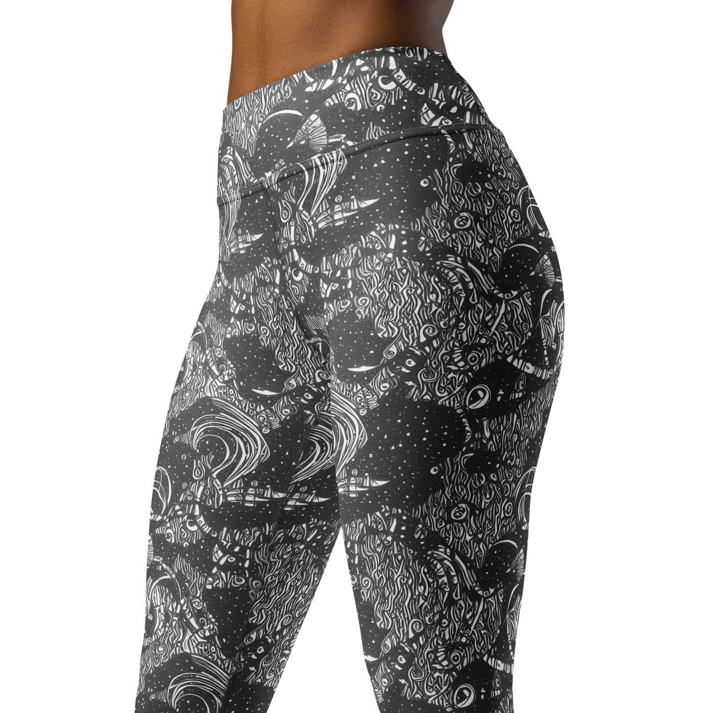Yoga Leggings - Shadow Reverie