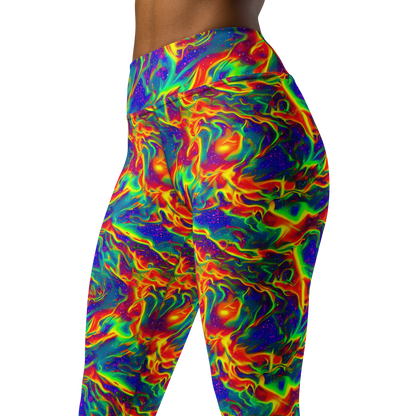 Yoga Leggings - Nebula Symphony