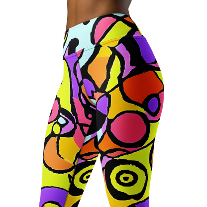 Yoga Leggings - Spirals of Joy