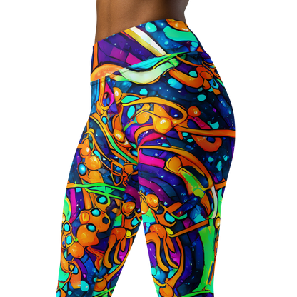 Yoga Leggings - Iridescent Nebula