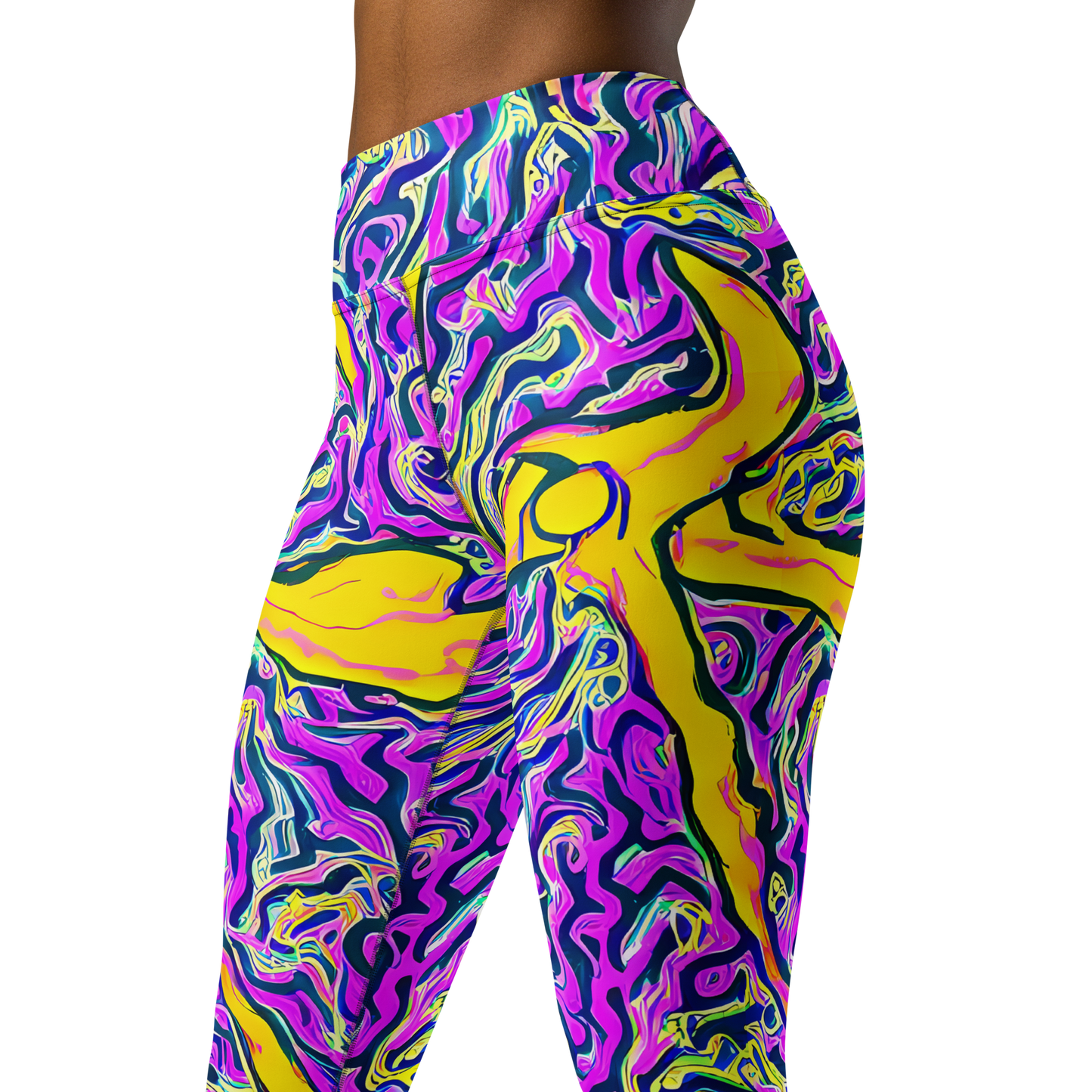 Yoga Leggings - Zenith Waves