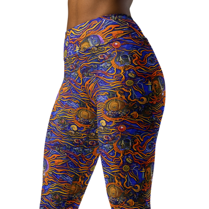 Yoga Leggings - Mantegna Swirl