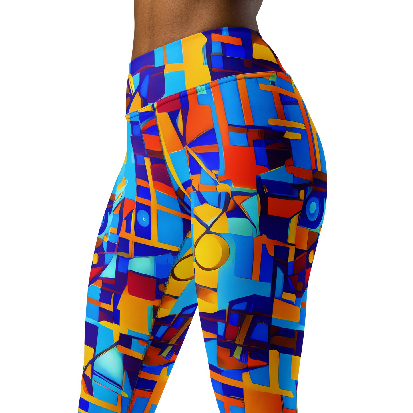 Yoga Leggings - Radiant Labyrinth