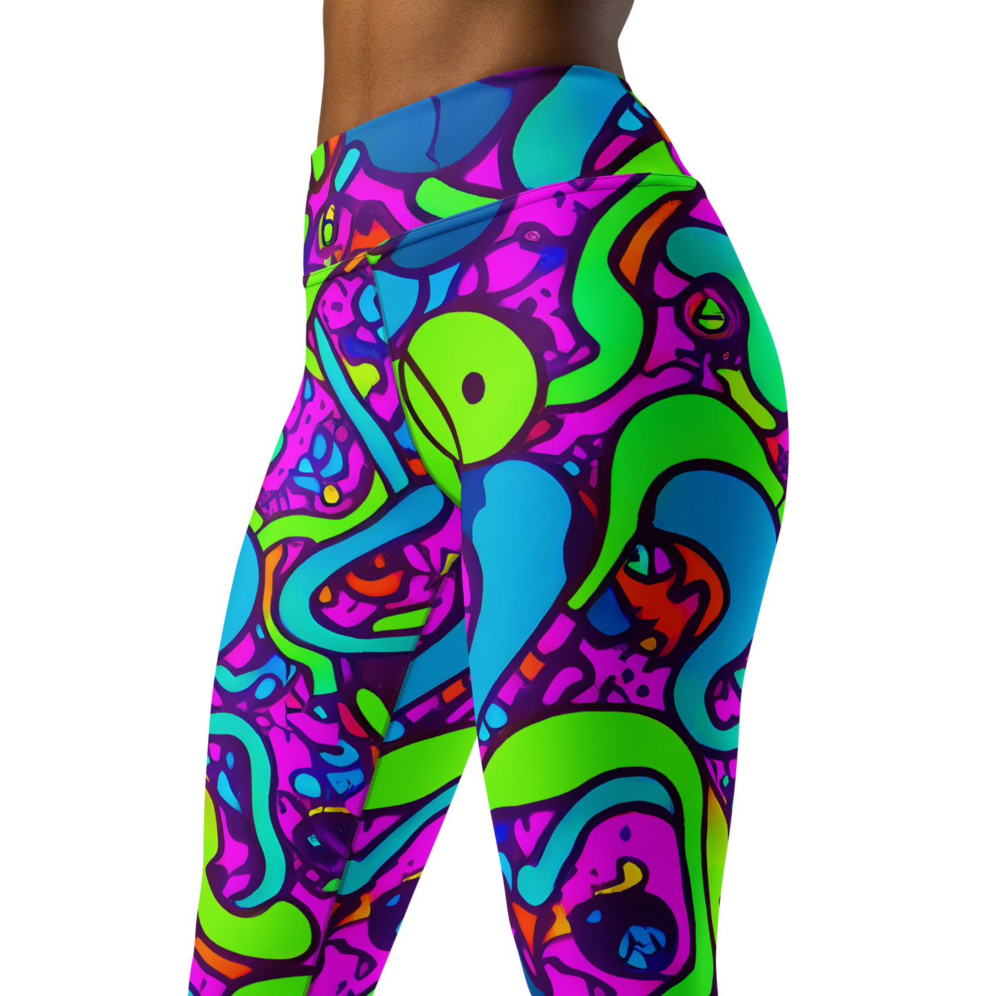 Yoga Leggings - Funky Vortex