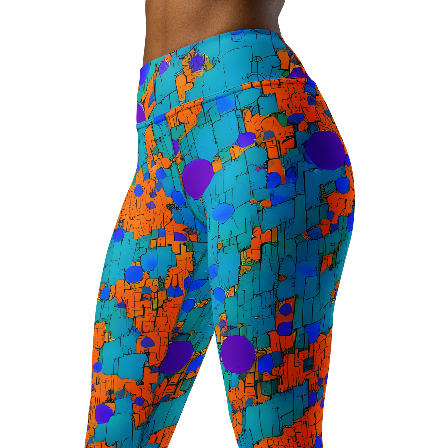 Yoga Leggings - Intergalactic Rhythms