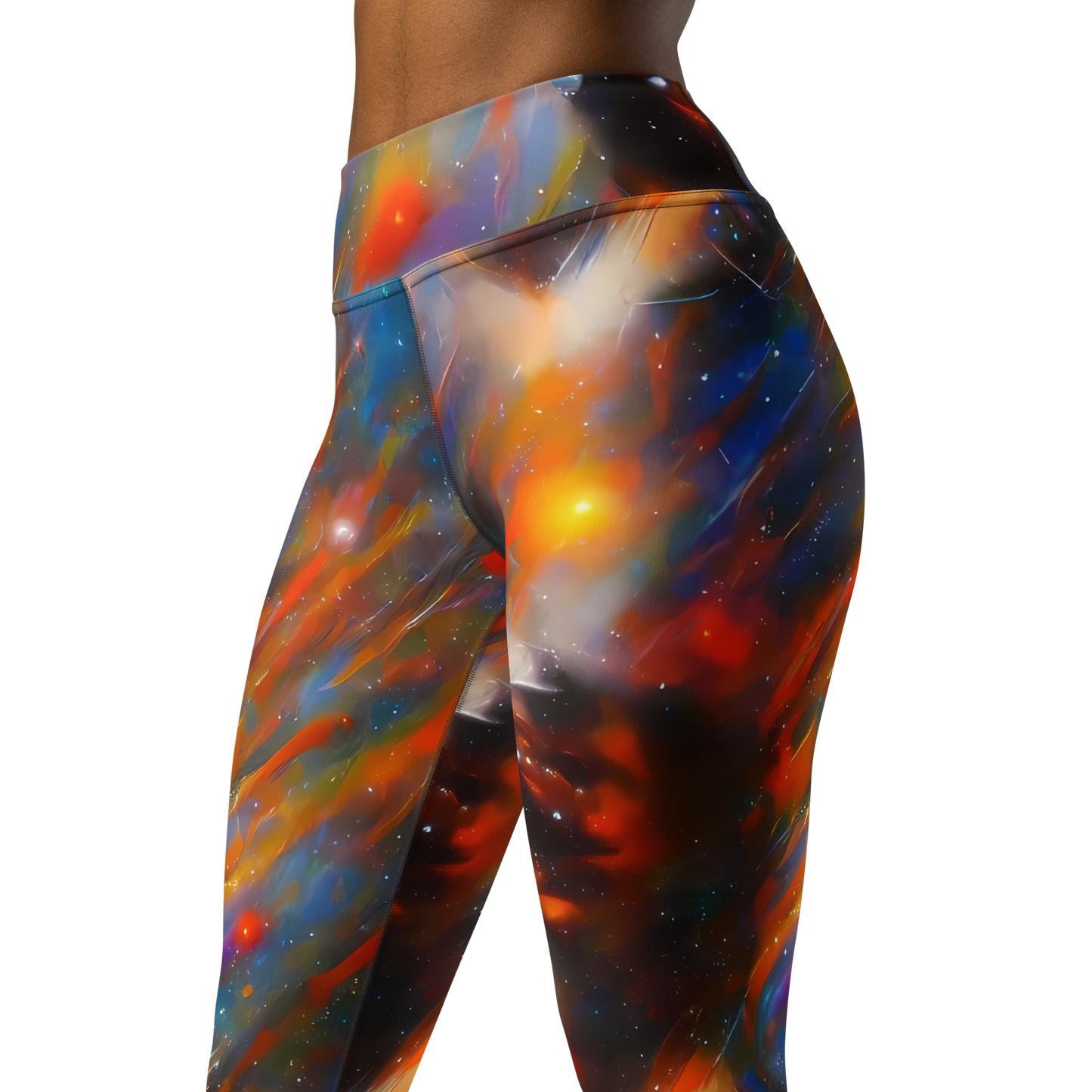 Yoga Leggings - Painterly Void