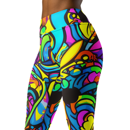 Yoga Leggings - Kaleidoscopic Flow