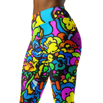 Yoga Leggings - Kaleidoscope Garden