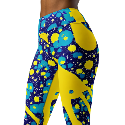 Yoga Leggings - Starburst Splash