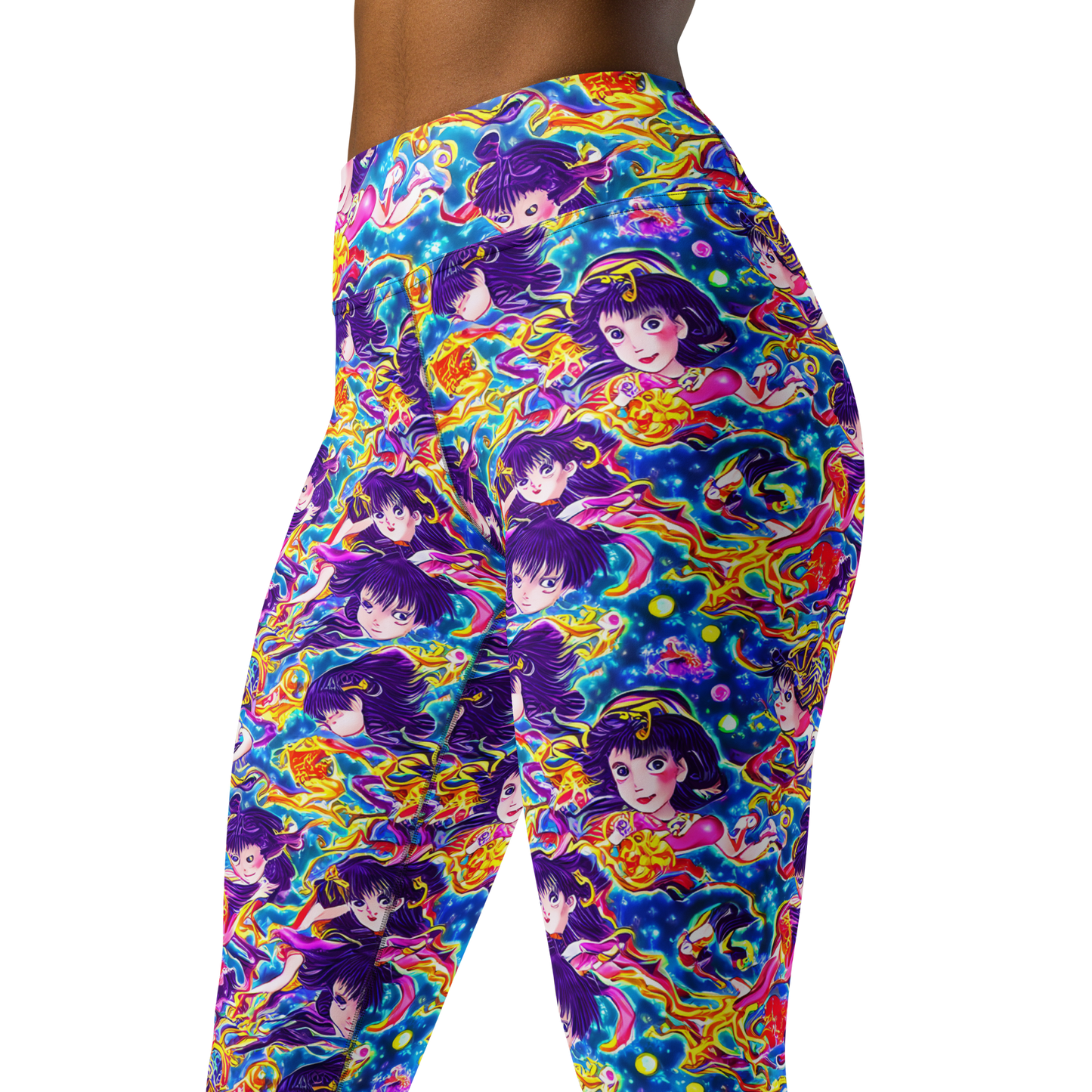 Yoga Leggings - Aquatic Whim