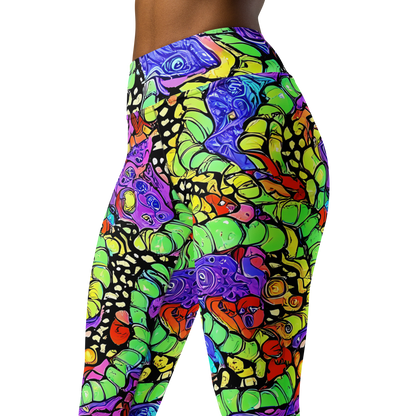 Yoga Leggings - Frostwork Fantasy