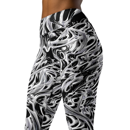 Yoga Leggings - Silver Shadows