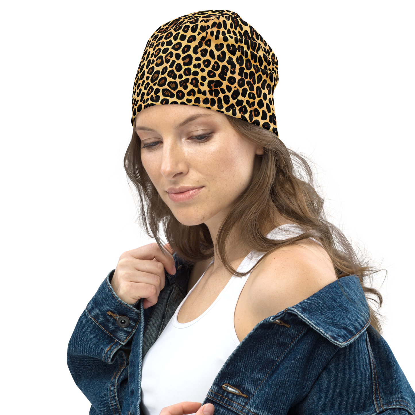 Beanie - Cheetah Mosaic