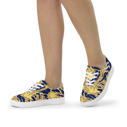 Women's Lace-Up Canvas Shoes - Celestial Ridge