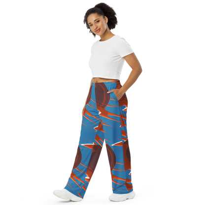 Wide-Leg Pants - Desert Vortex